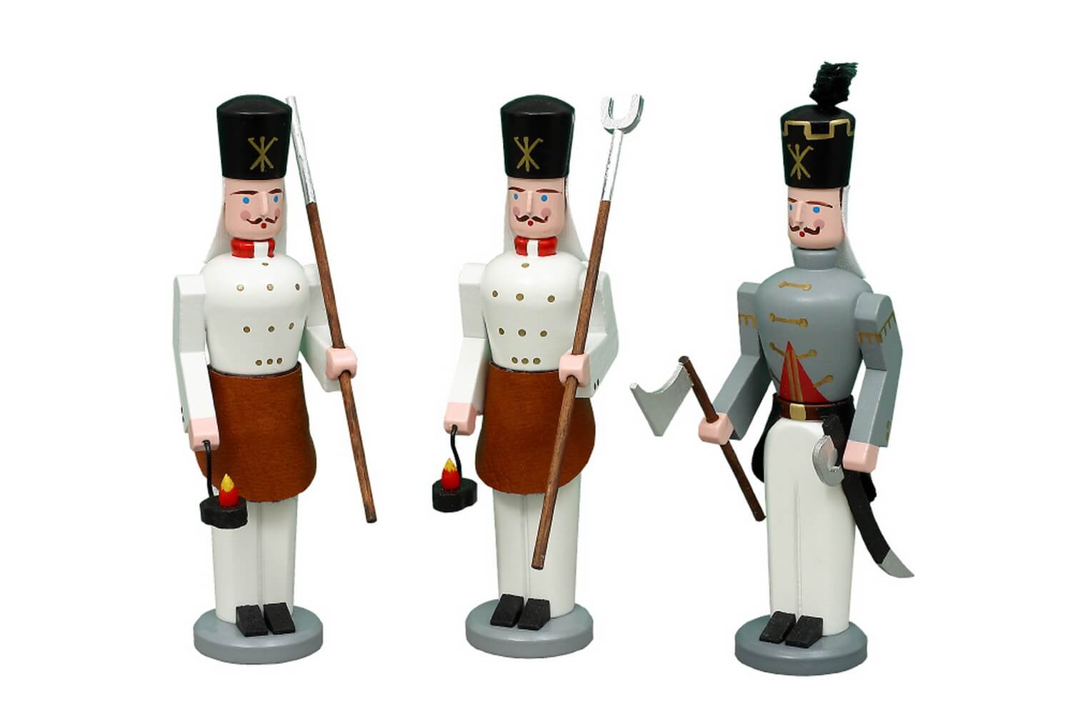 Bergmänner Hüttengruppe, 3-teilig von Eckert