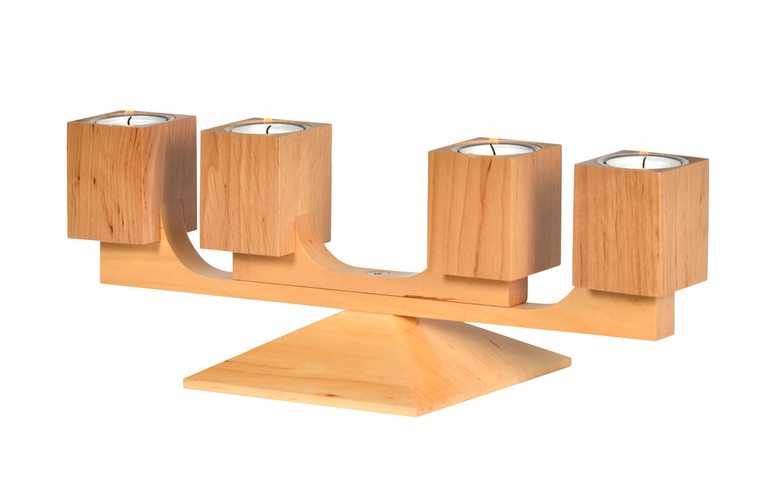 Advent candlestick Varius oak, natural by KWO_2