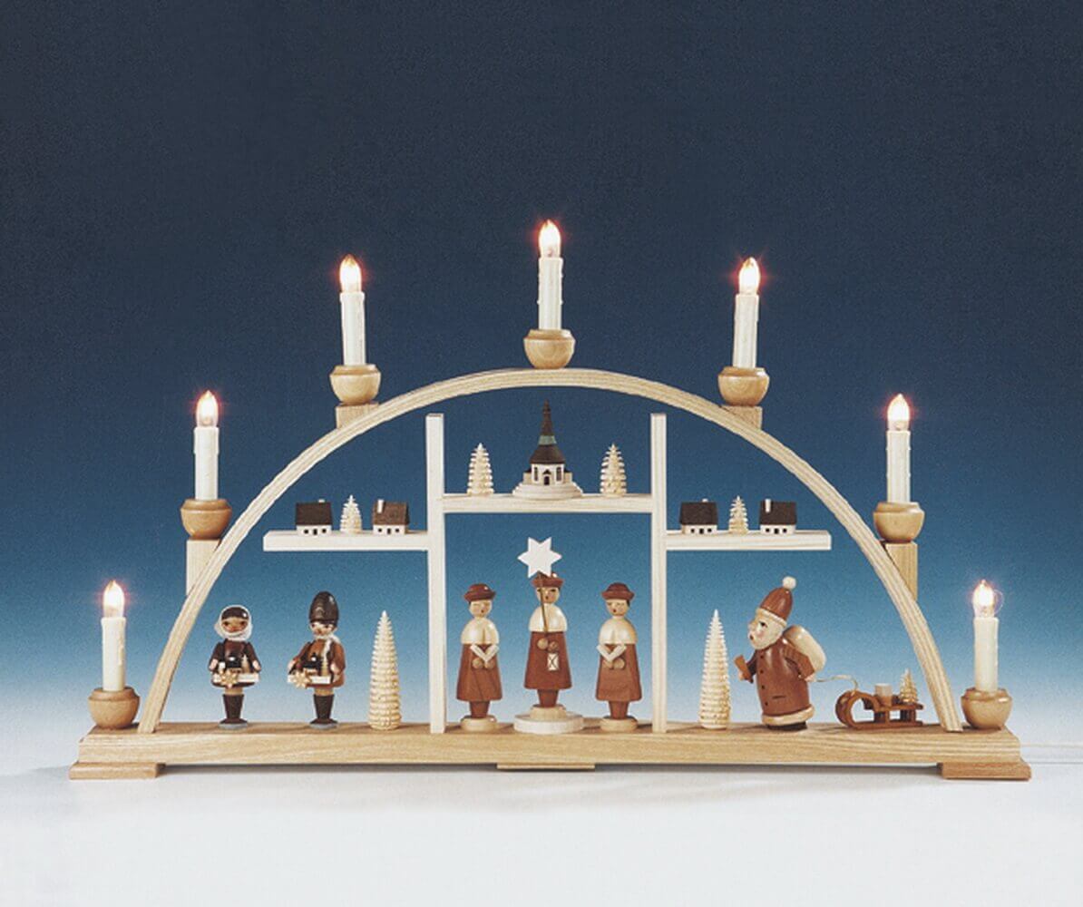Candle arch with floors and figures, 63 cm by Knuth Neuber_Picture2