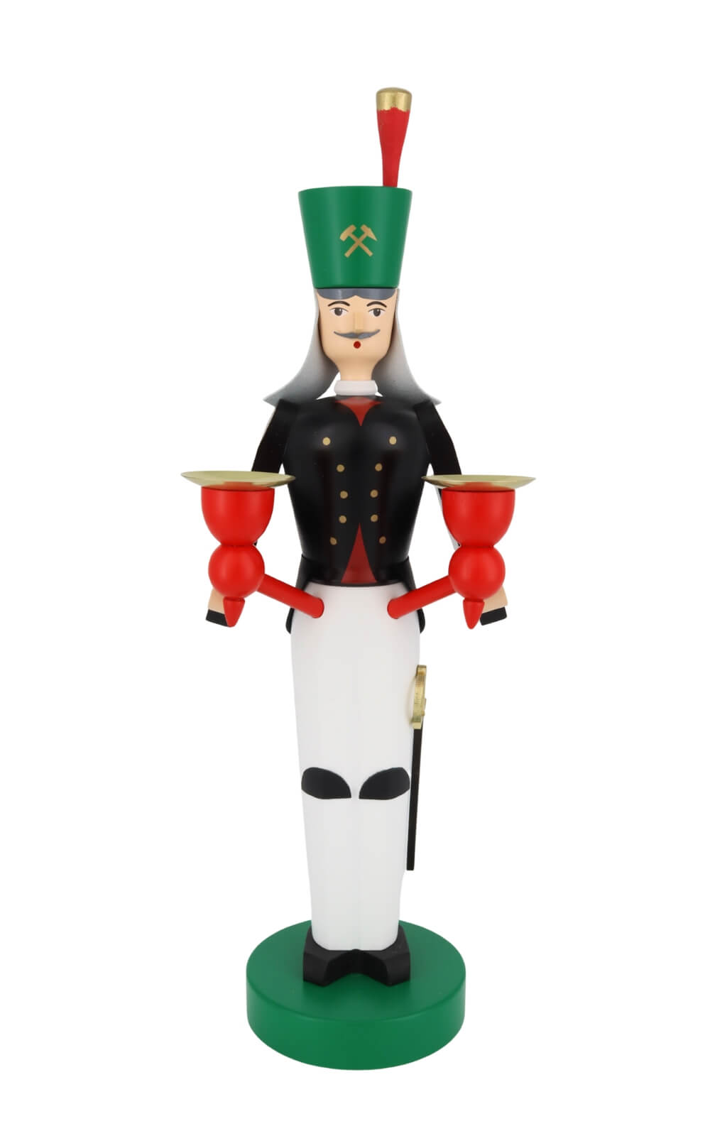 Bergmann für Wachskerzen, 32 cm, farbig von Richard Glässer_1
