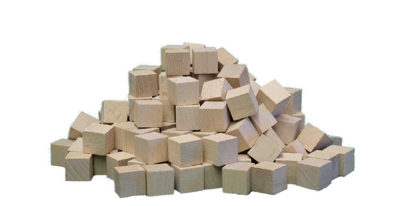Holzwürfel, natur, 3 cm, 150 Stück von Ebert GmbH
