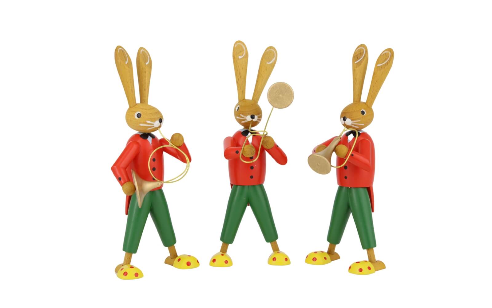 Osterhasen Orchester, 3 - teilig, 12 cm von Ralf Zenker_1