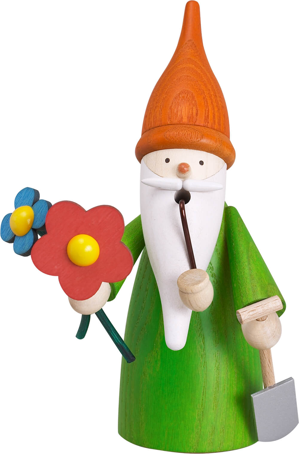 Räuchermännchen Gartenwichtel, 16 cm von Seiffener Volkskunst eG
