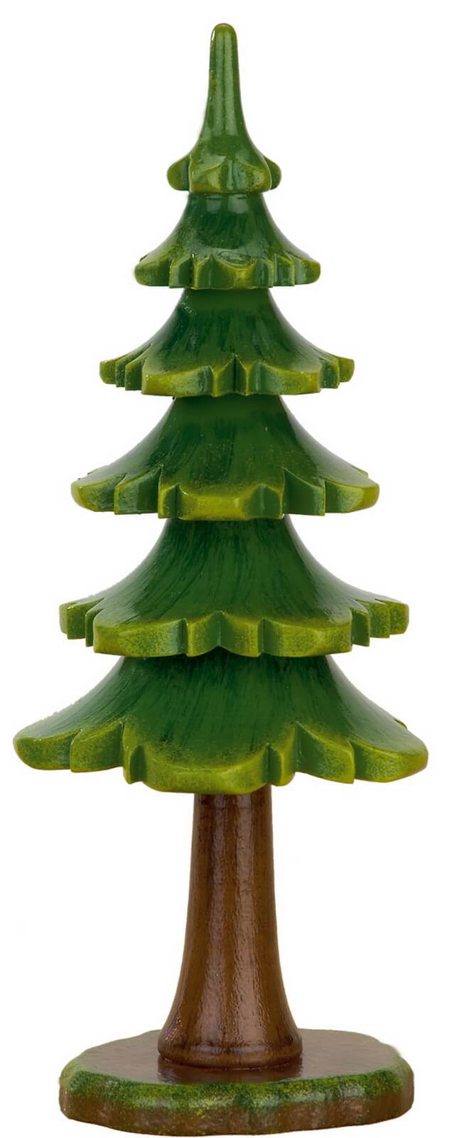 Christmas tree with trunk, 19 cm by Hubrig Volkskunst