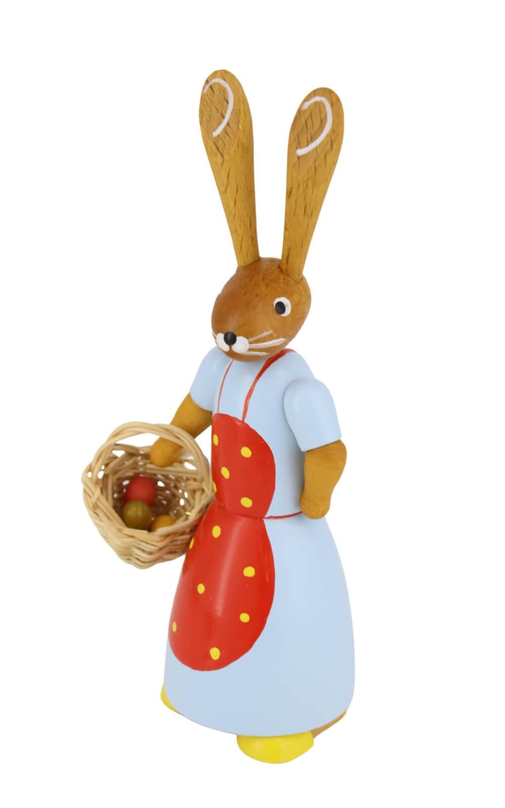Osterhasenpaar mit Korb und Schirm, 12 cm von Volker Zenker_2