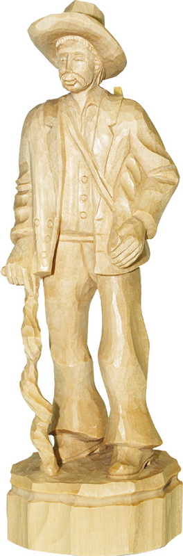 Hamburg carpenter, carved, natural, 25 cm by Schnitzkunst aus dem Erzgebirge_1