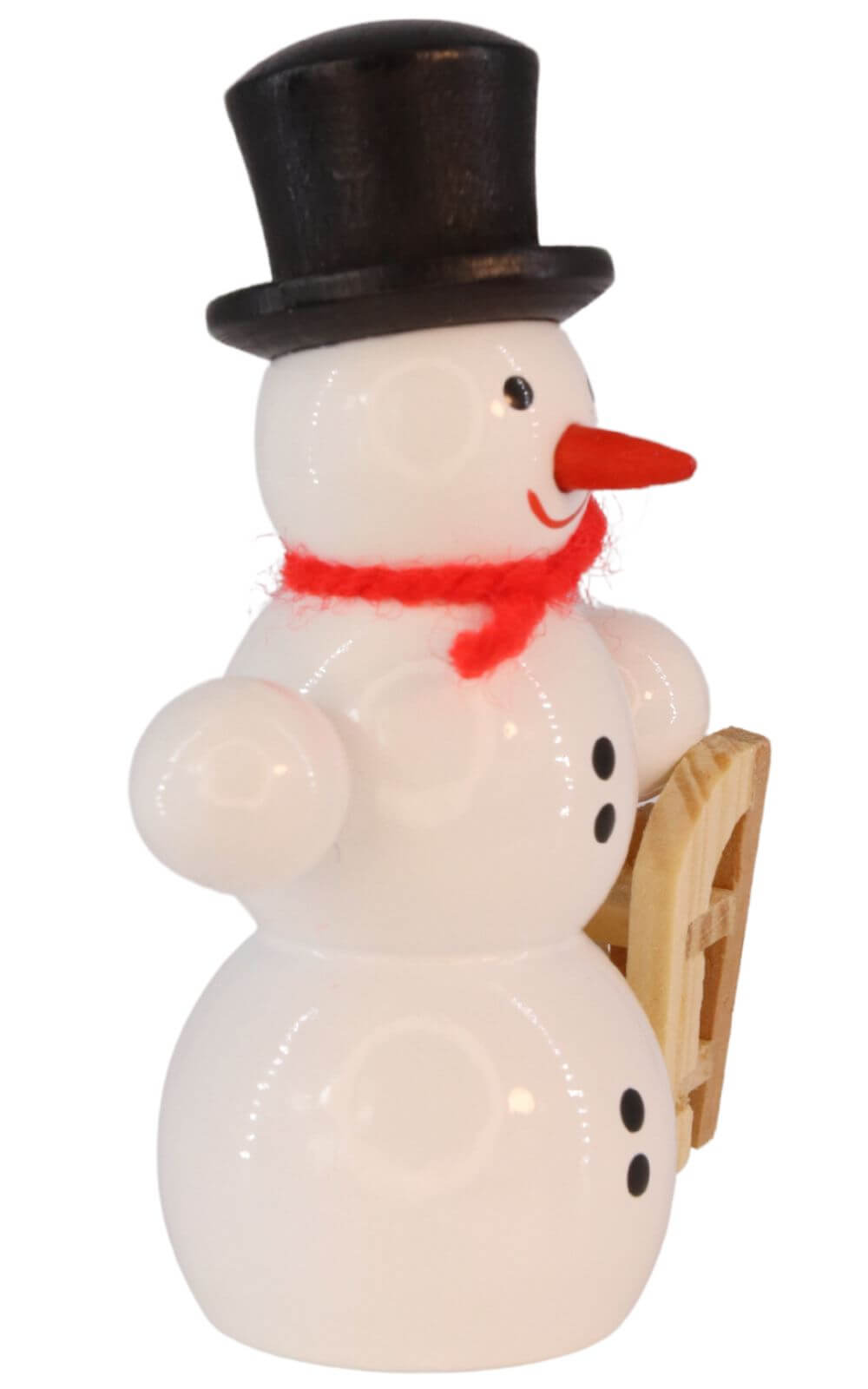 Schneemann mit Schlitten, stehend von SEIFFEN.COM_3
