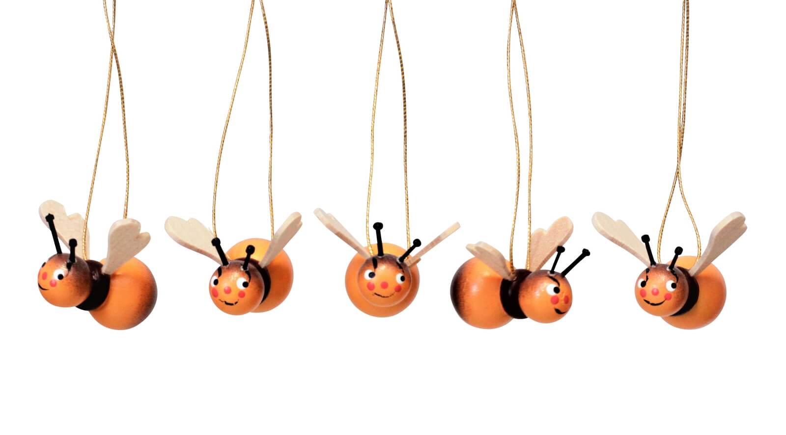 Hanging bumblebees, 5 pieces by SEIFFEN.COM