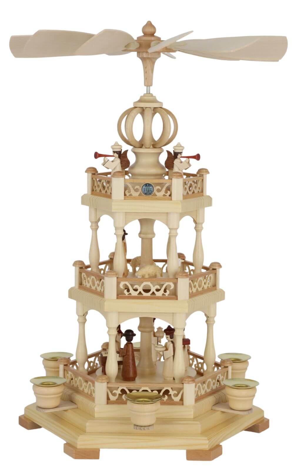 Weihnachtspyramide Heilige Geschichte, 44 cm von Müller Kleinkunst_1