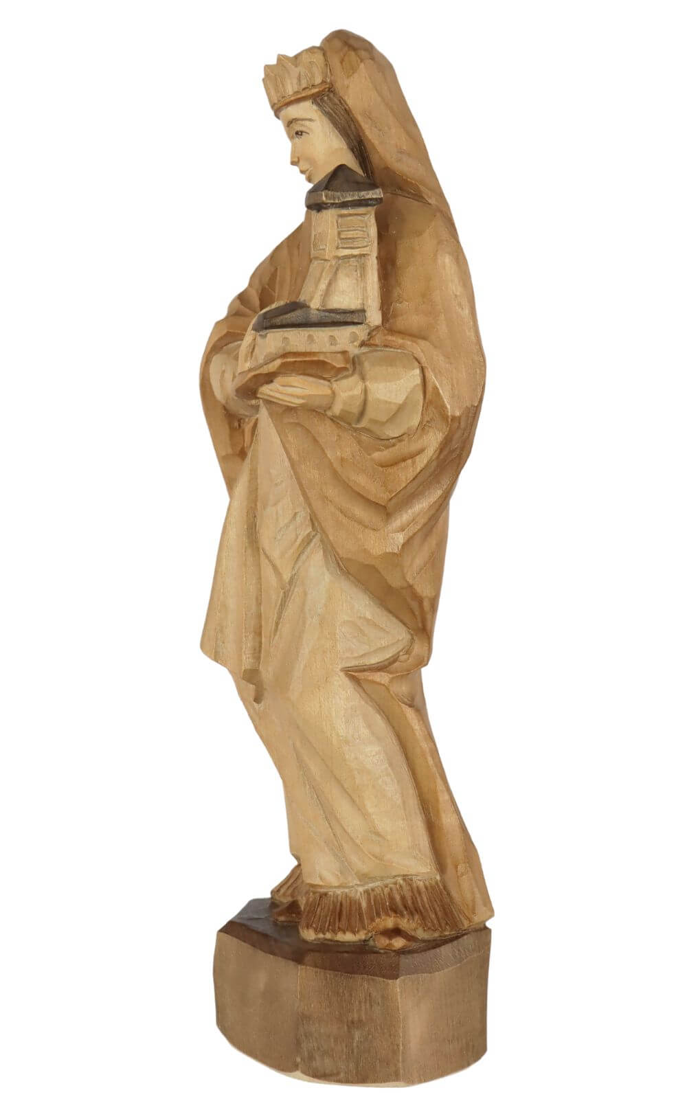 Heilige Barbara, geschnitzt, 25 cm von Schnitzkunst aus dem Erzgebirge_2