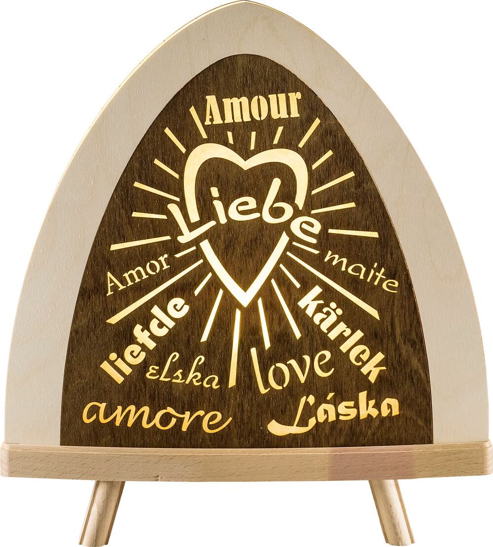 LED Standleuchte Liebe von Weigla