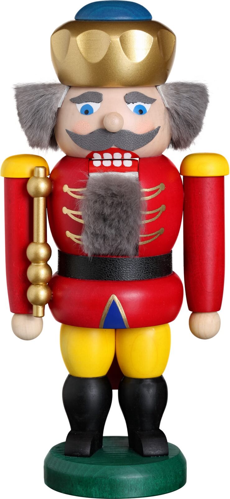 Nutcracker King, red, 20 cm by Seiffener Volkskunst eG