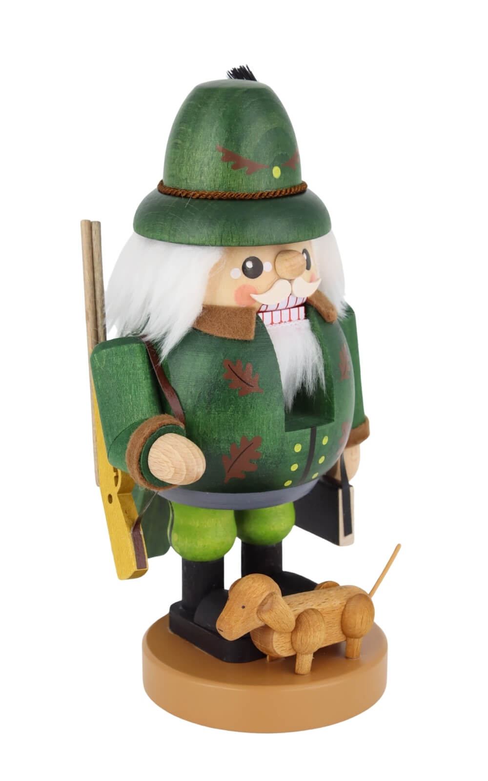 Nussknacker Förster mit Dackel, 19 cm von Richard Glässer_3