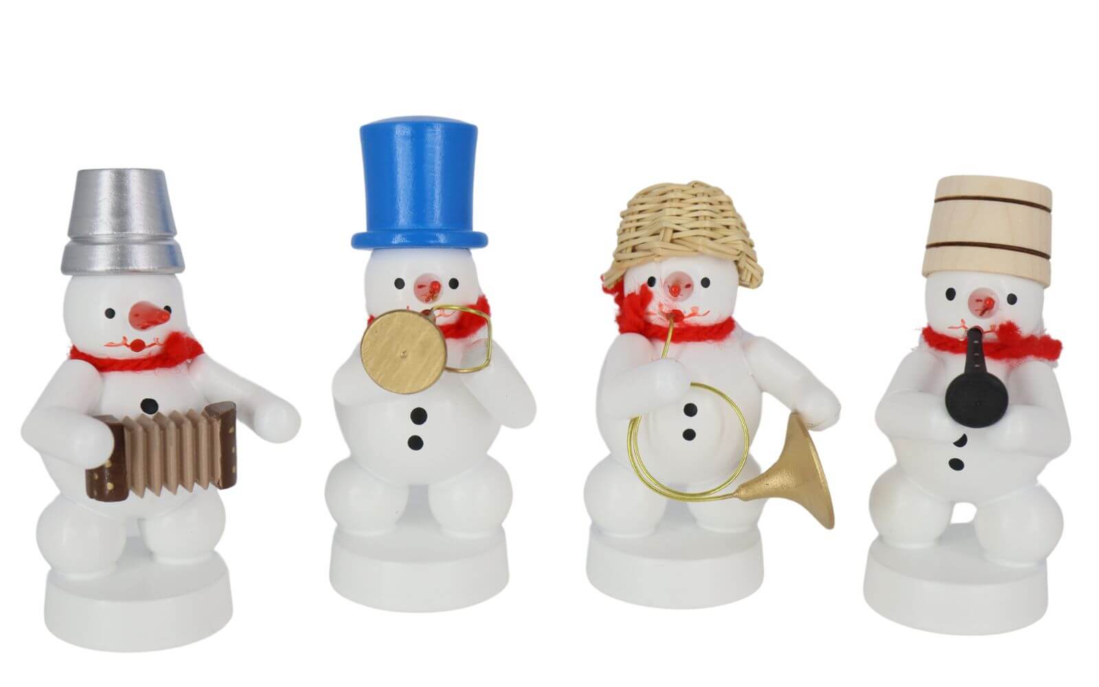 Snowman band with trumpet, clarinet, accordion and French horn by Ralf Zenker