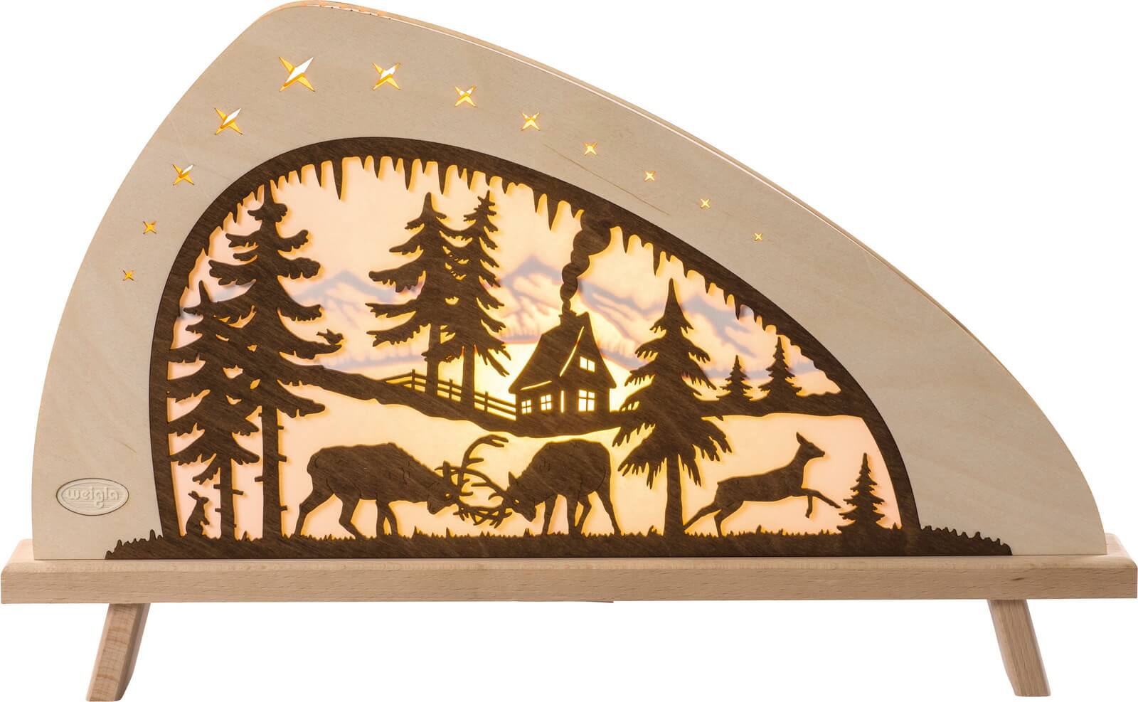 LED Standleuchte Rotwild, 52 cm von Weigla