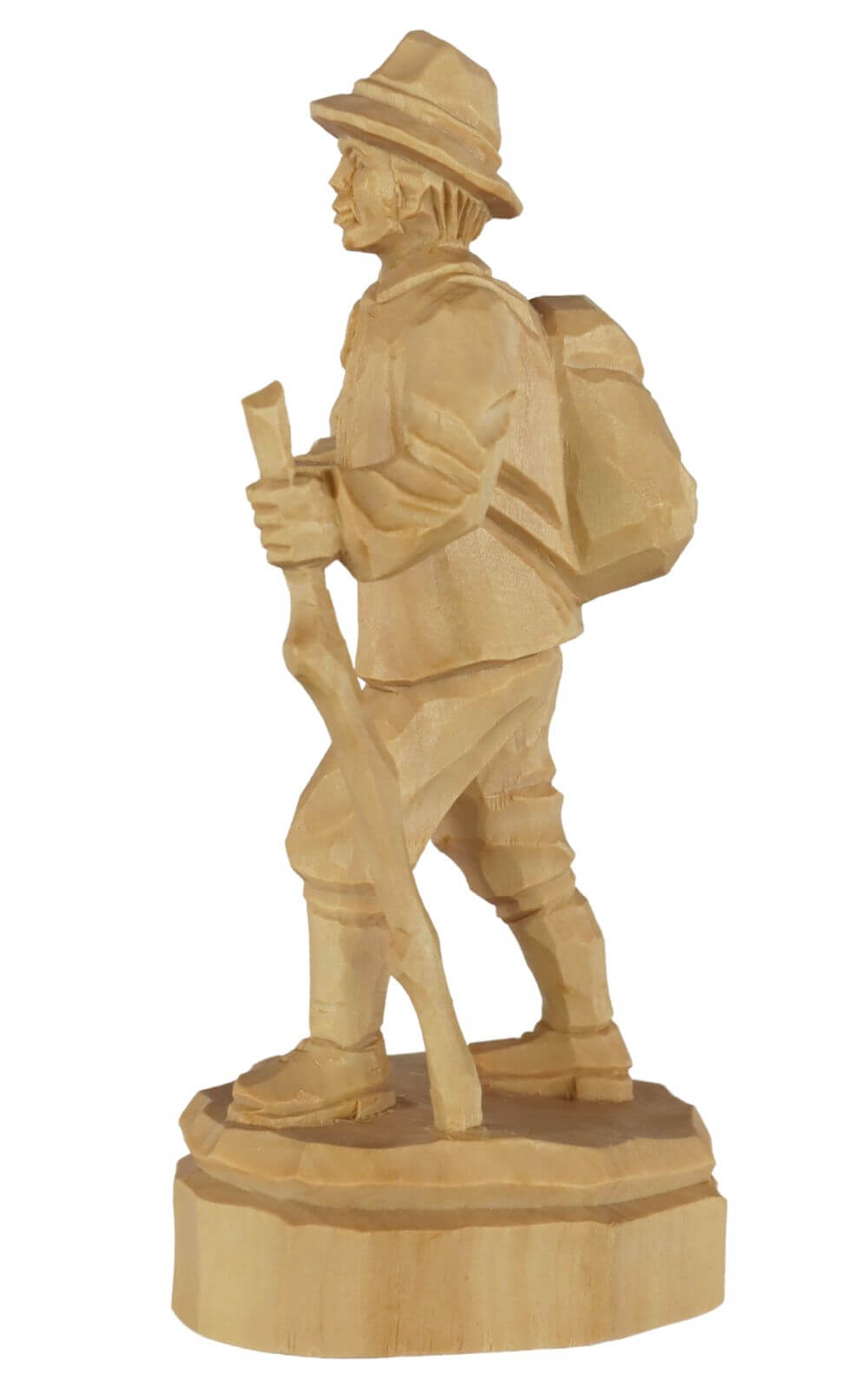 Wanderer, geschnitzt, natur, 20 cm von Schnitzkunst aus dem Erzgebirge_2