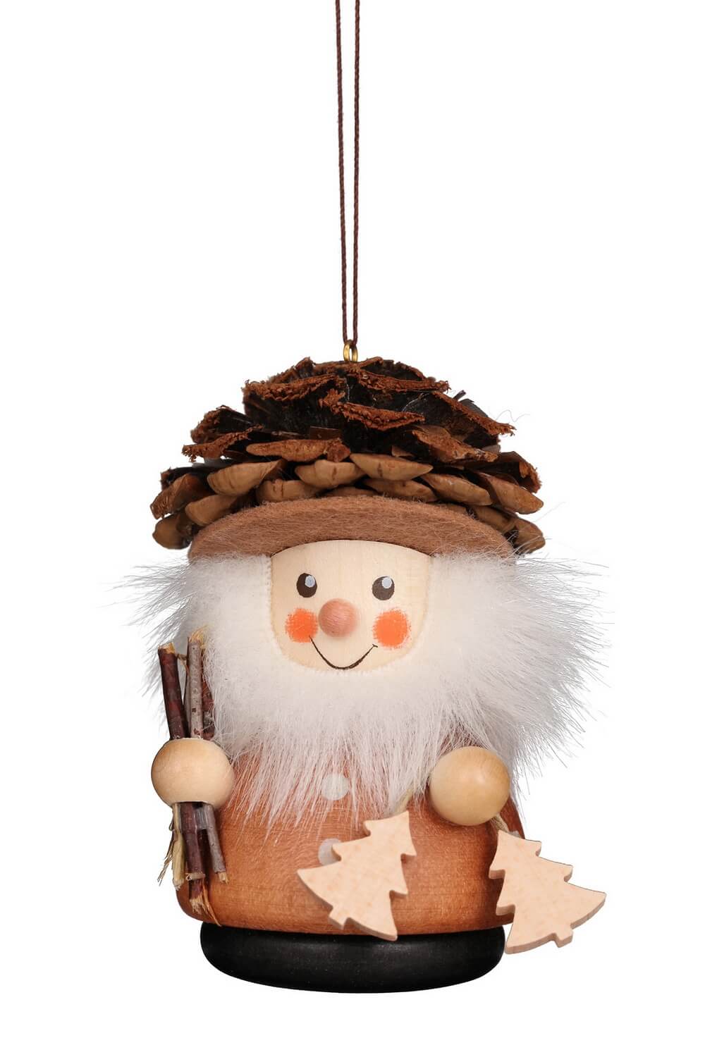 Christmas tree decoration wobbly cone man, natural by Christian Ulbricht