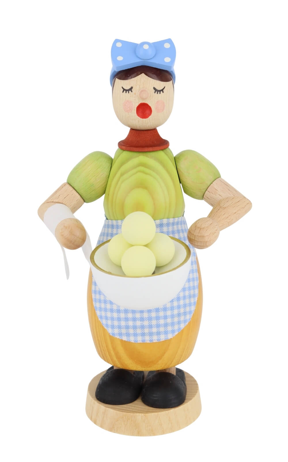 Räuchermännchen Kloßfrau, 17 cm von Richard Glässer_1