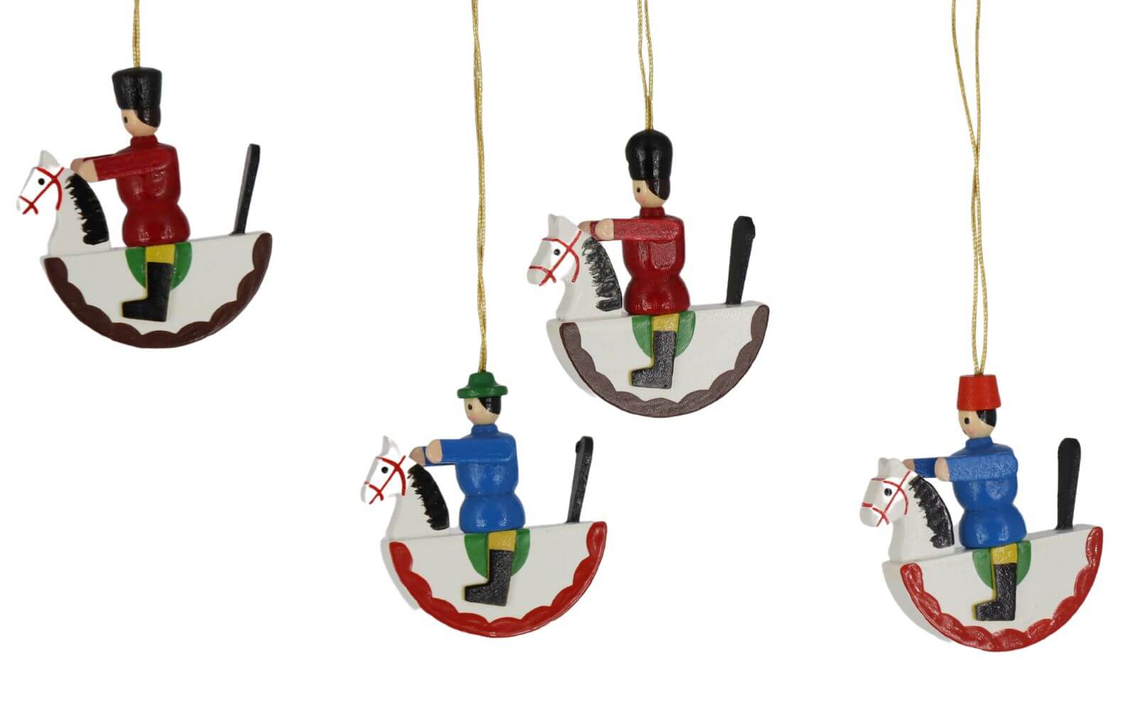 Christbaumschmuck Reiterlein, 4 Stück von Knuth Neuber