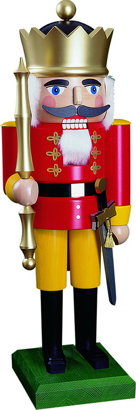 Nussknacker König, rot, 93 cm von Richard Glässer GmbH