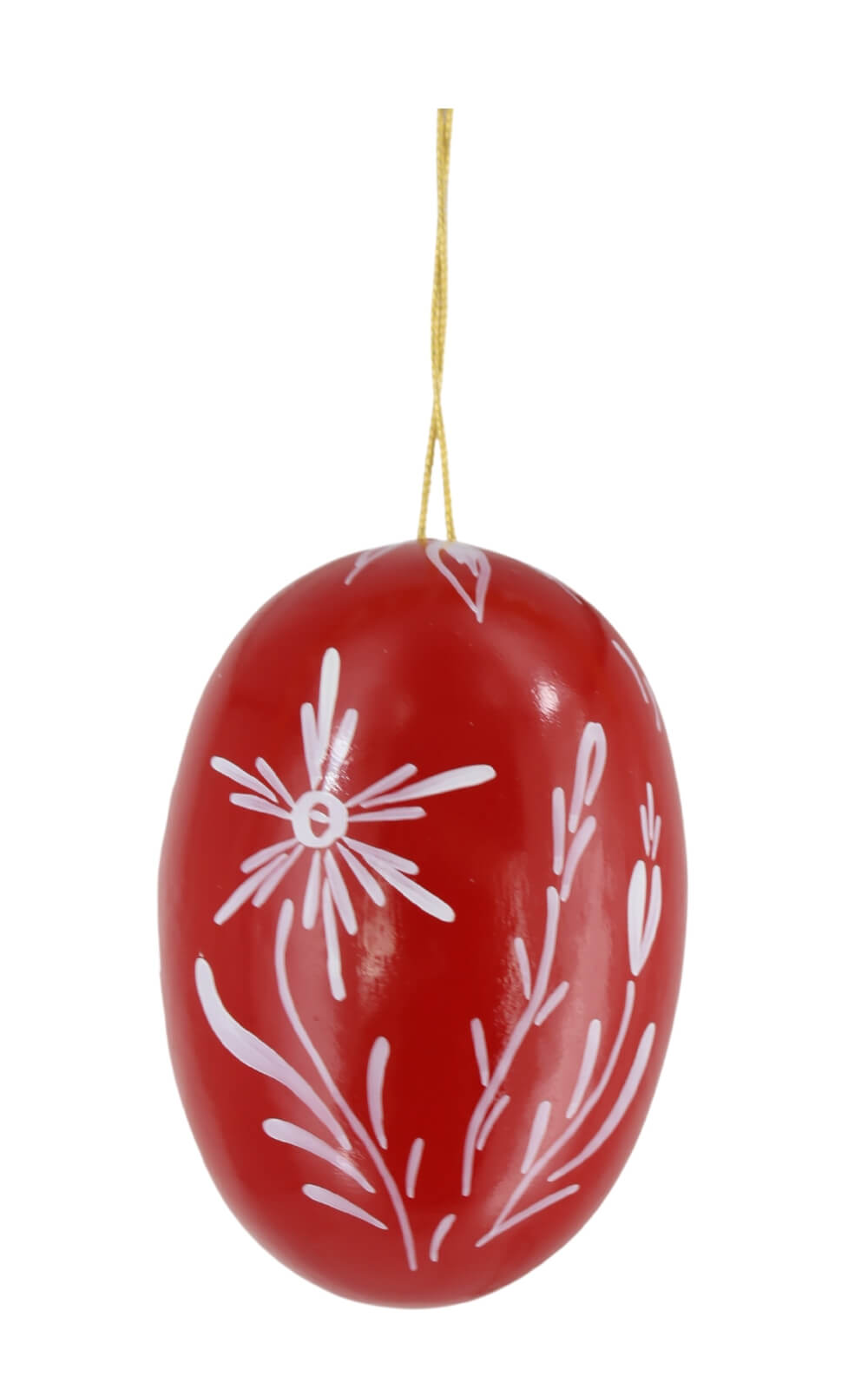 Easter egg dark red with cornflowers by Figurenland Uhlig GmbH
