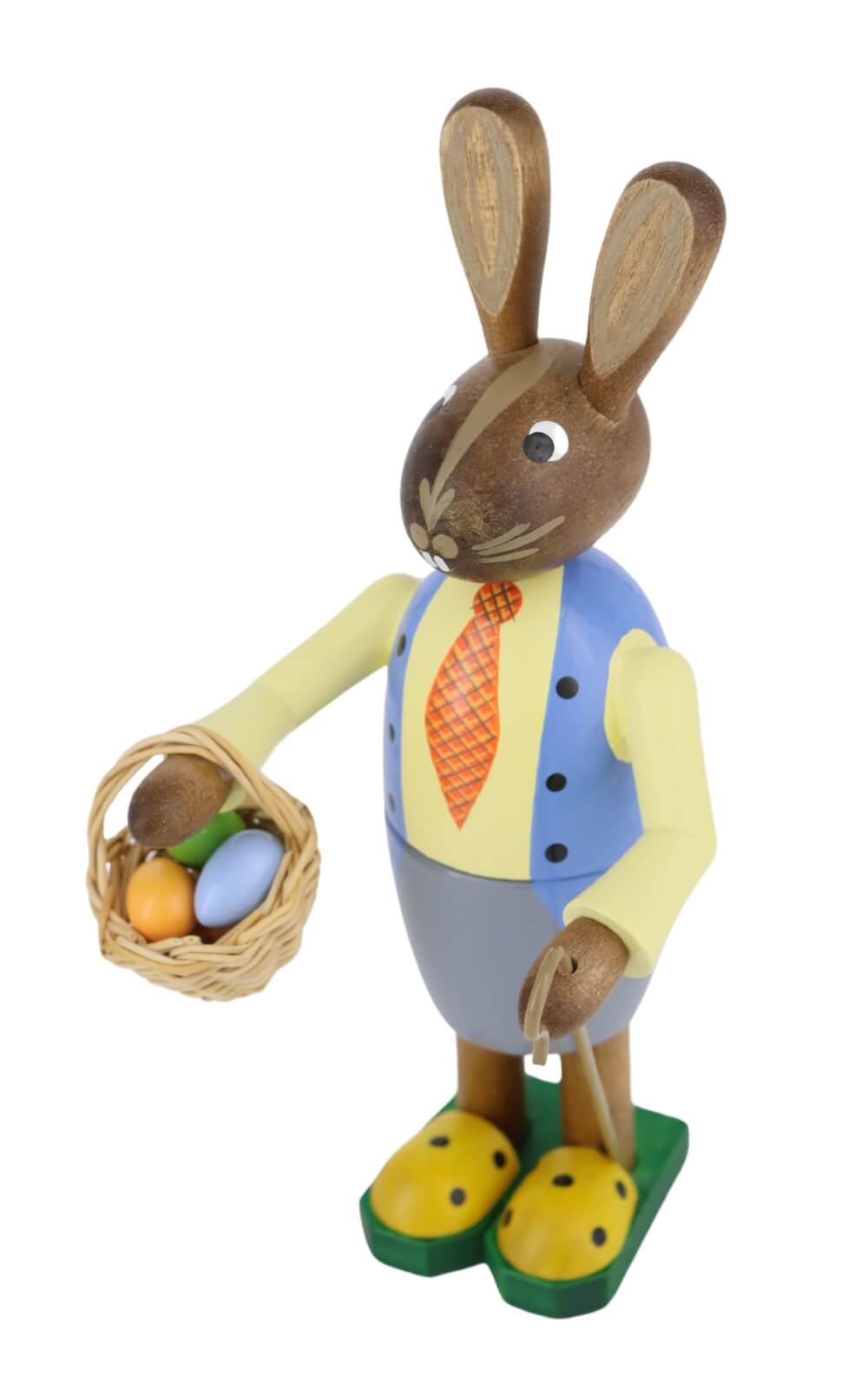 Osterhase mit Korb, 15 cm von Figurenland Uhlig GmbH_1