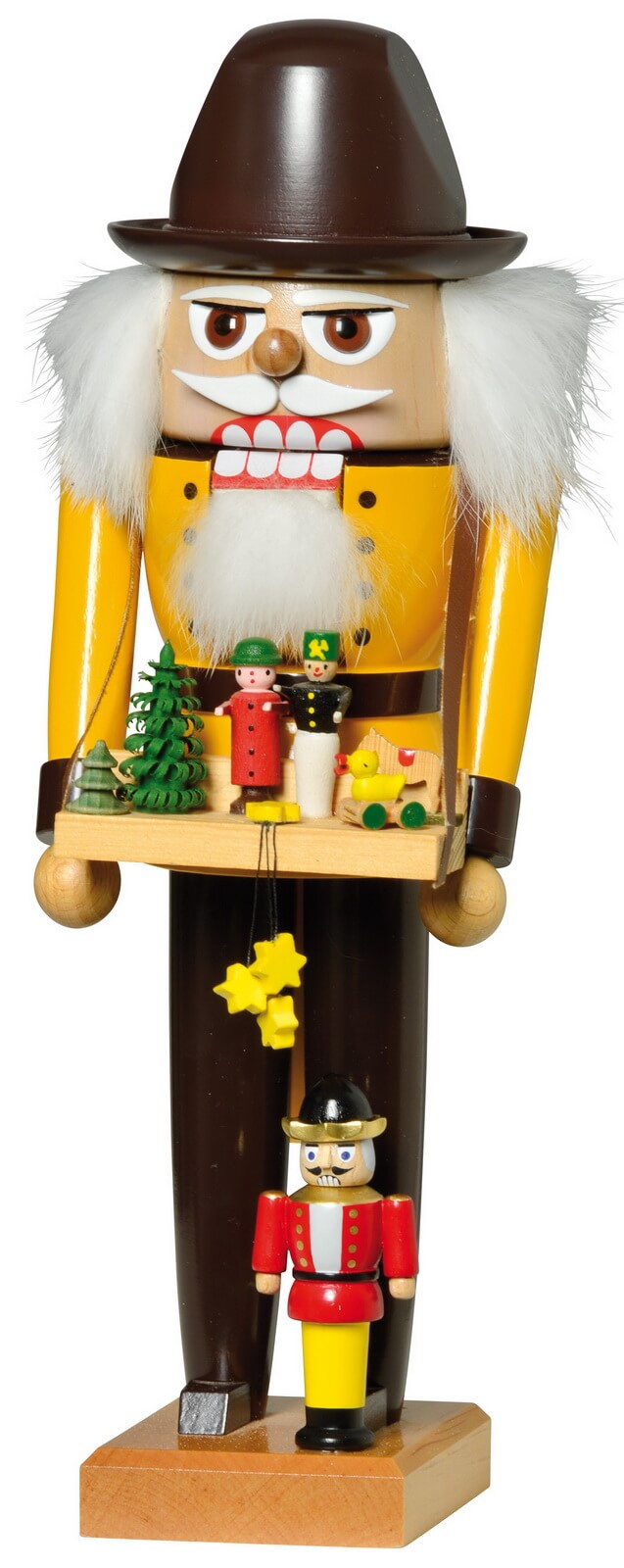 Nutcracker toy dealer, 28 cm, coloured by KWO