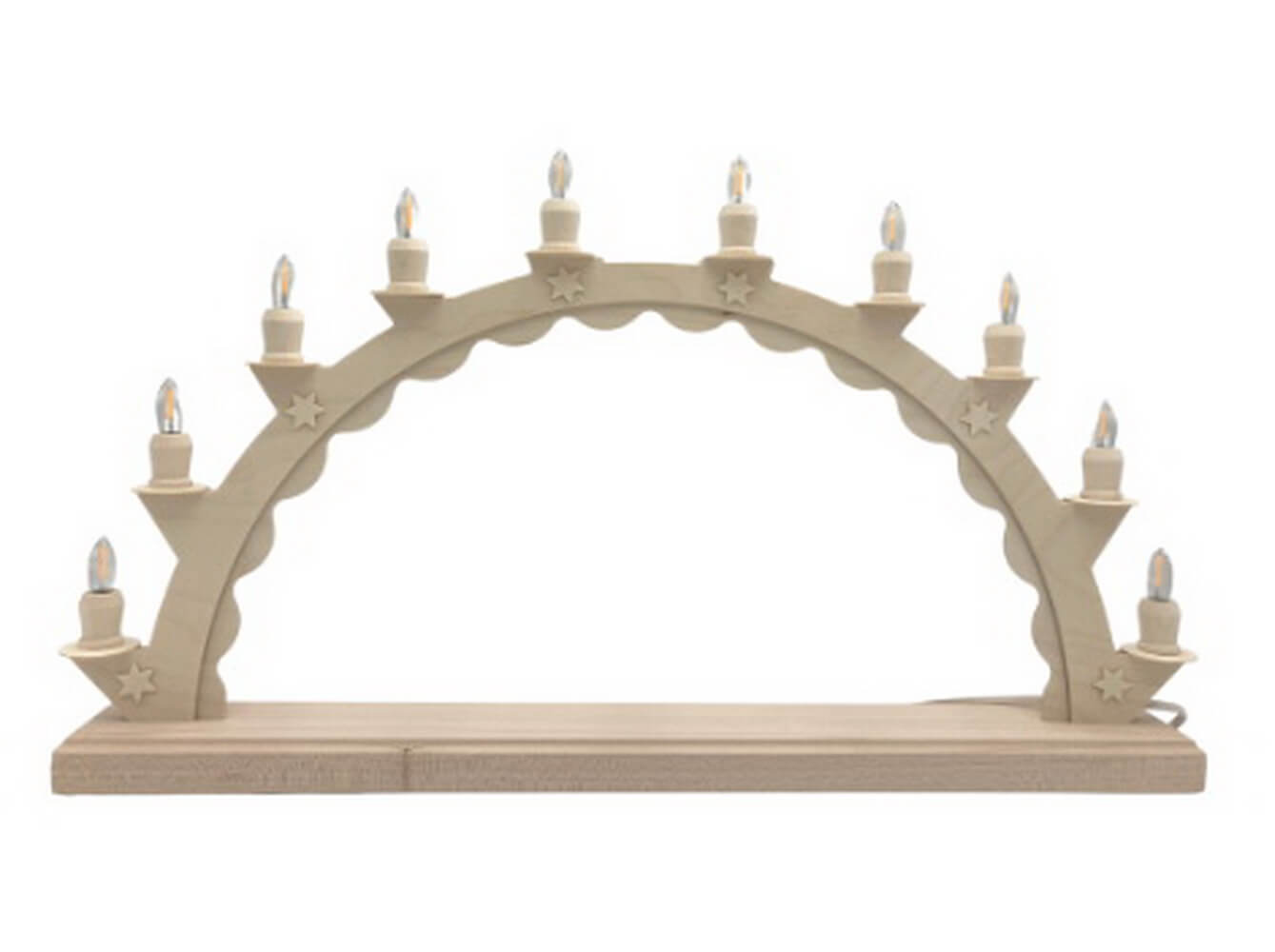 LED Candle arch empty arch, nature, 60cm by SEIFFEN.COM_2