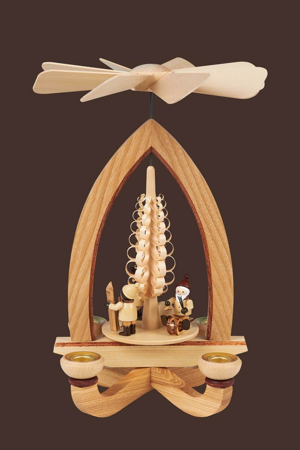 Weihnachtspyramide Weihnachtsmotiv, 28 cm von Heinz Lorenz_1