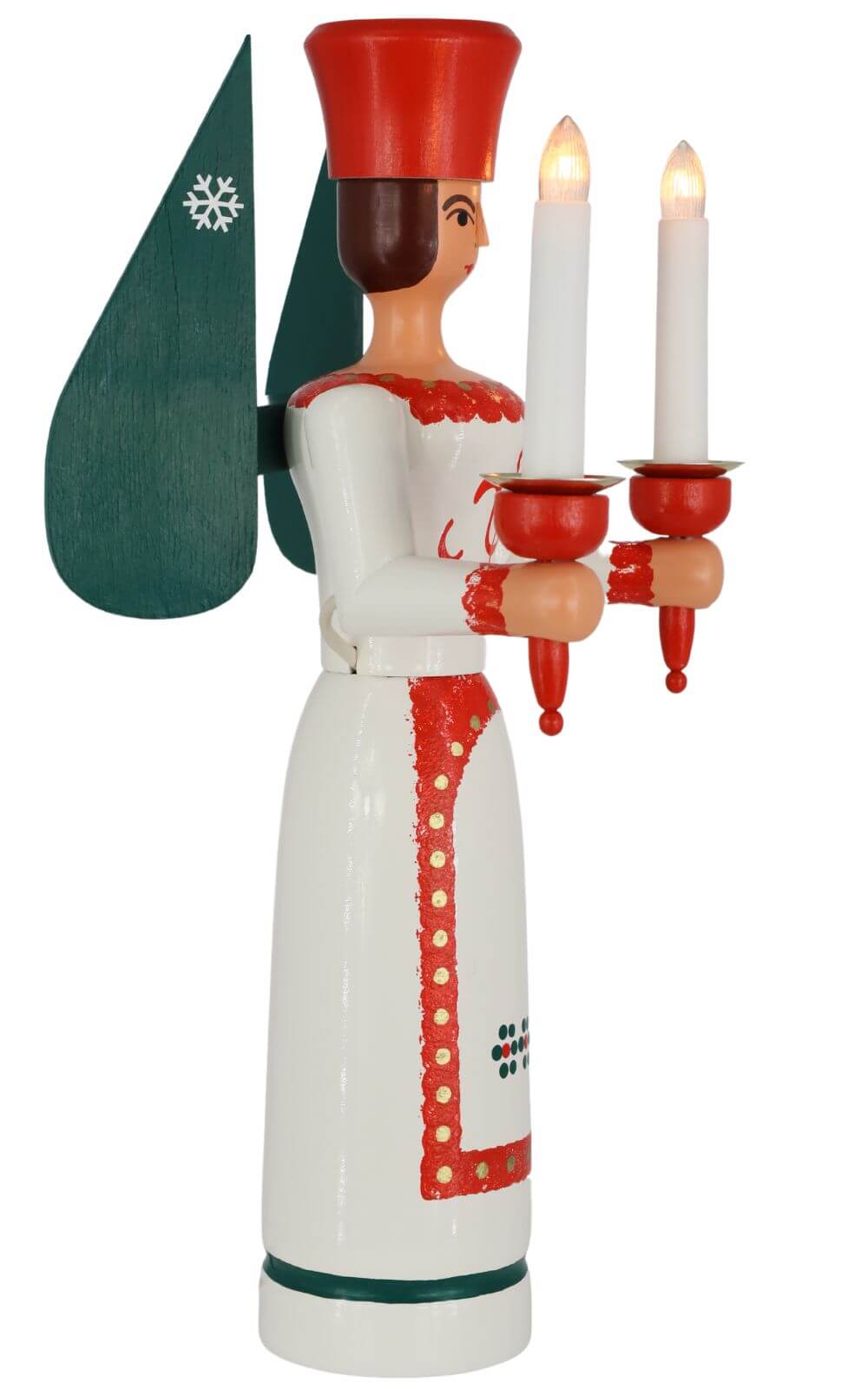 Christmas angel, colored, electrically illuminated, 38 cm by SEIFFEN.COM_3