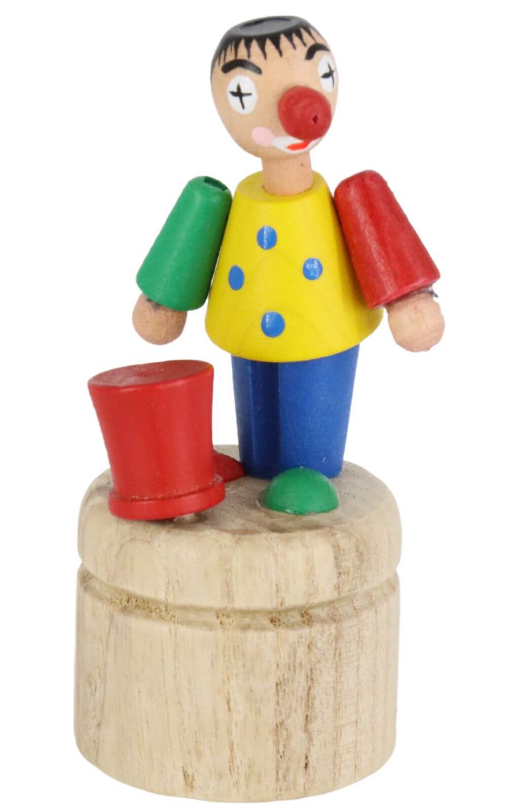 Wobbly figure clown, colored, 7 cm by SEIFFEN.COM_4