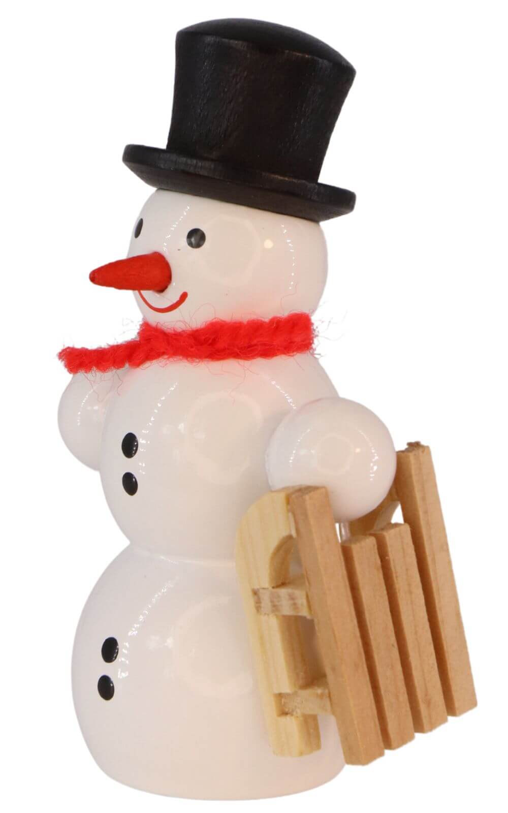 Schneemann mit Schlitten, stehend von SEIFFEN.COM_2