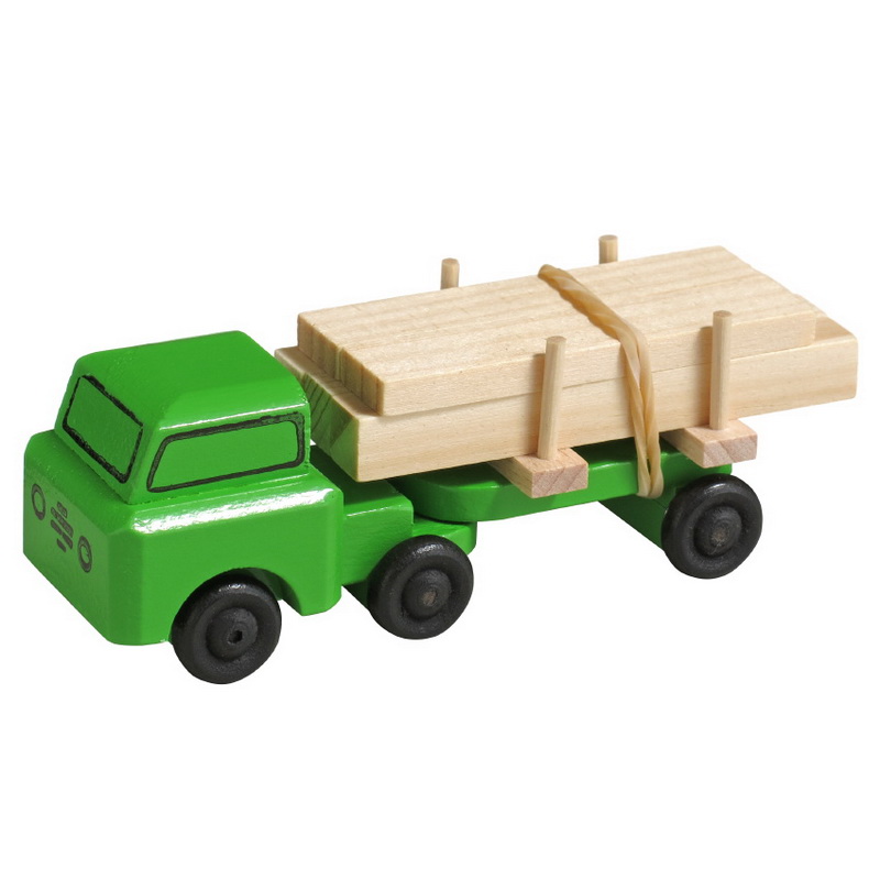 Wooden Truck with lumber, colored by Robbi Weber