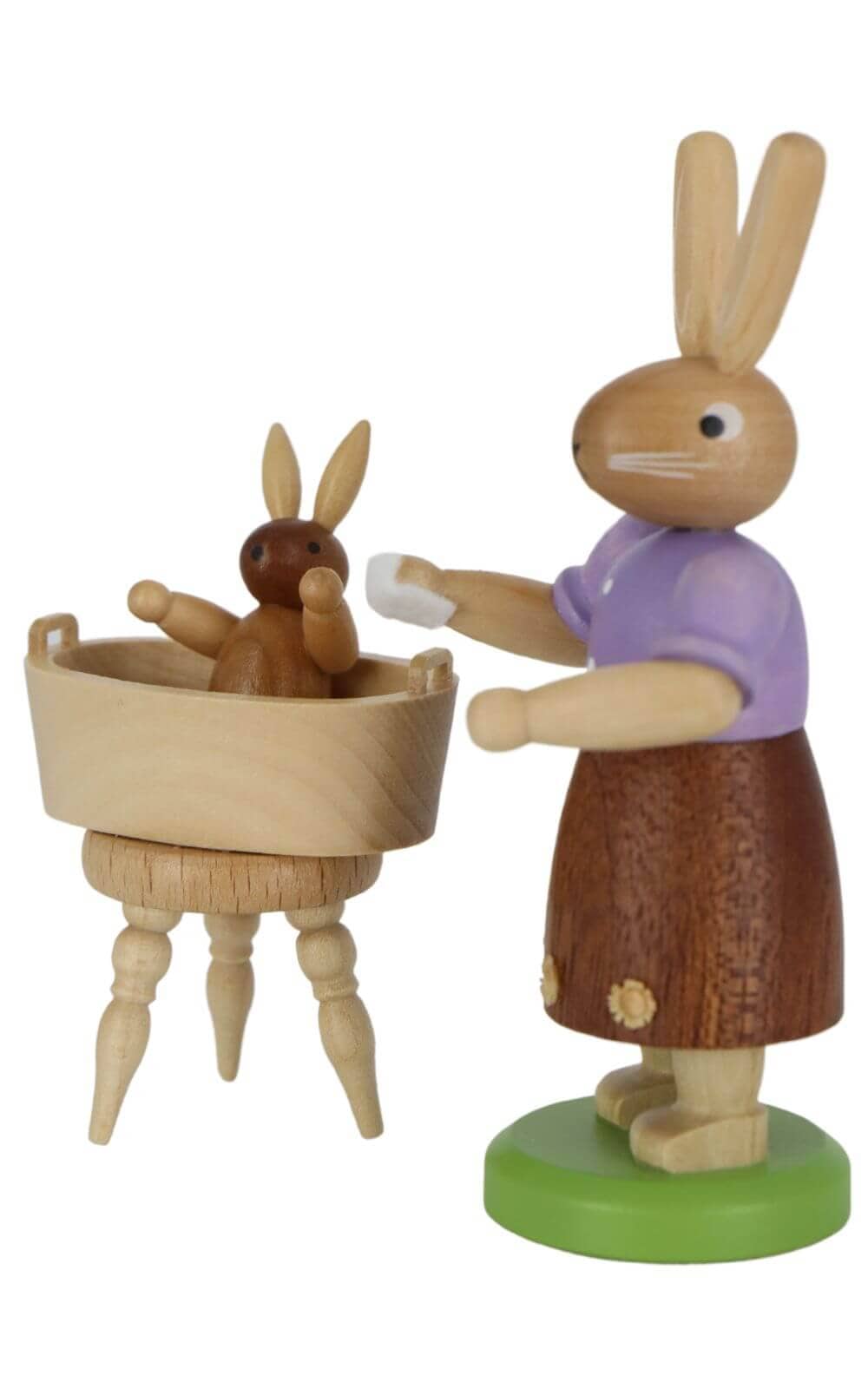 Osterhasenmutter mit badendem Kind von Müller Kleinkunst_3
