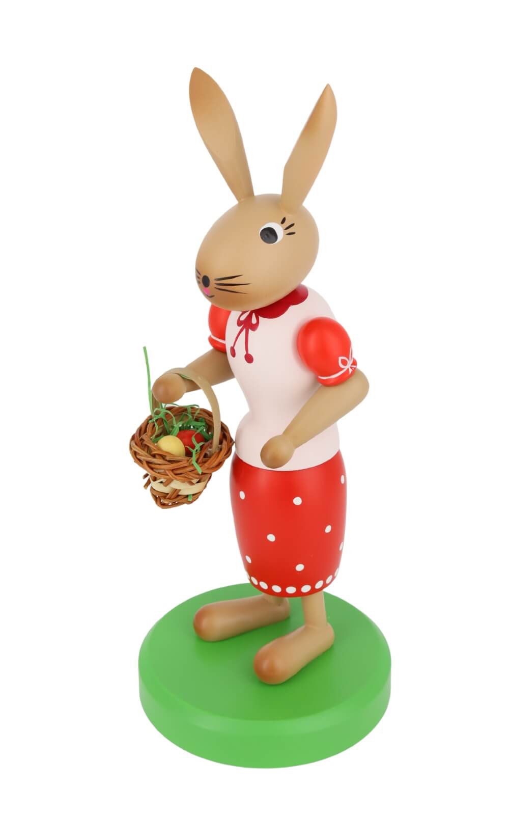 Easter Bunny - Bunny with egg basket, 28 cm by SEIFFEN.COM_1