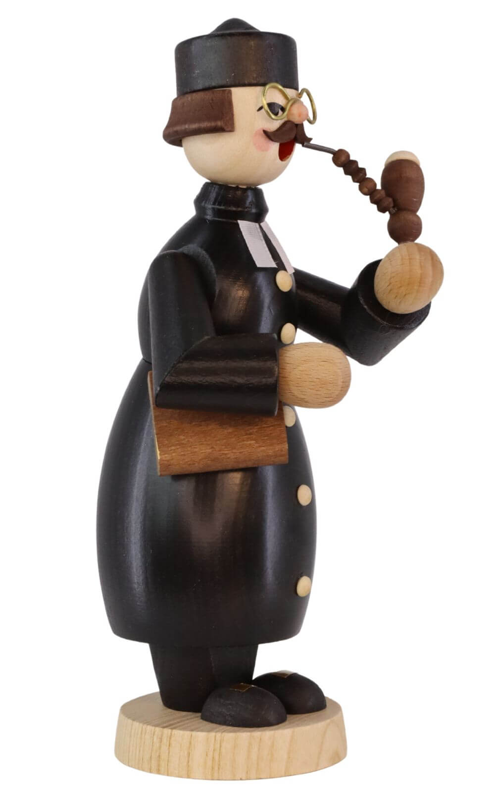 Räuchermännchen Pfarrer, evangelisch, 18 cm von Richard Glässer_3