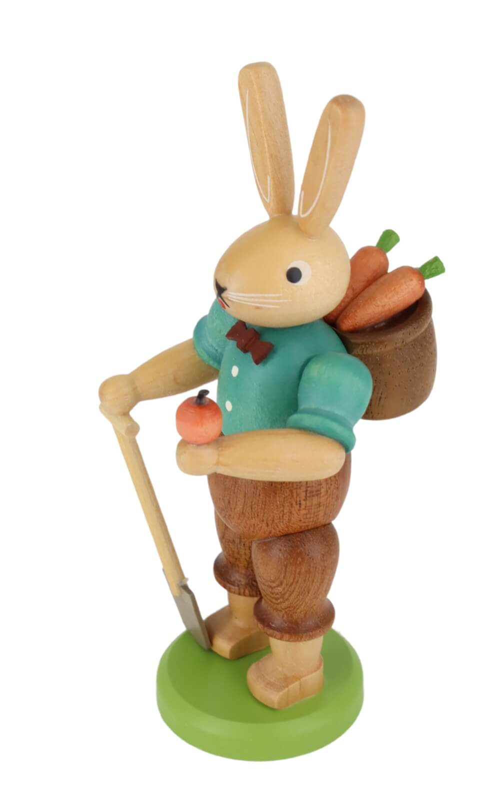 Osterhase Gärtner, 11 cm, farbig von Müller Kleinkunst_1