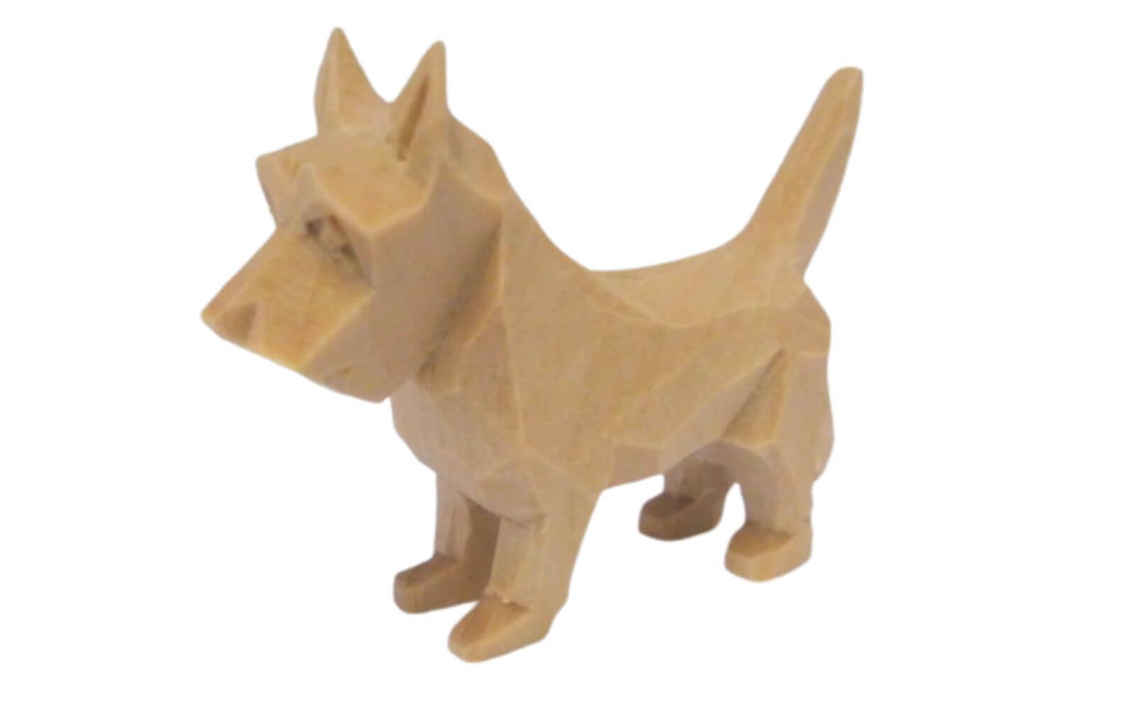 Miniature dog Schnauzer, carved, 4 cm SEIFFEN.COM_1