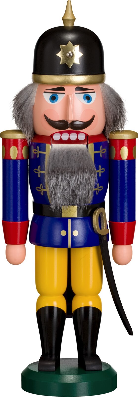 Nutcracker soldier, blue, 38 cm by Seiffener Volkskunst eG