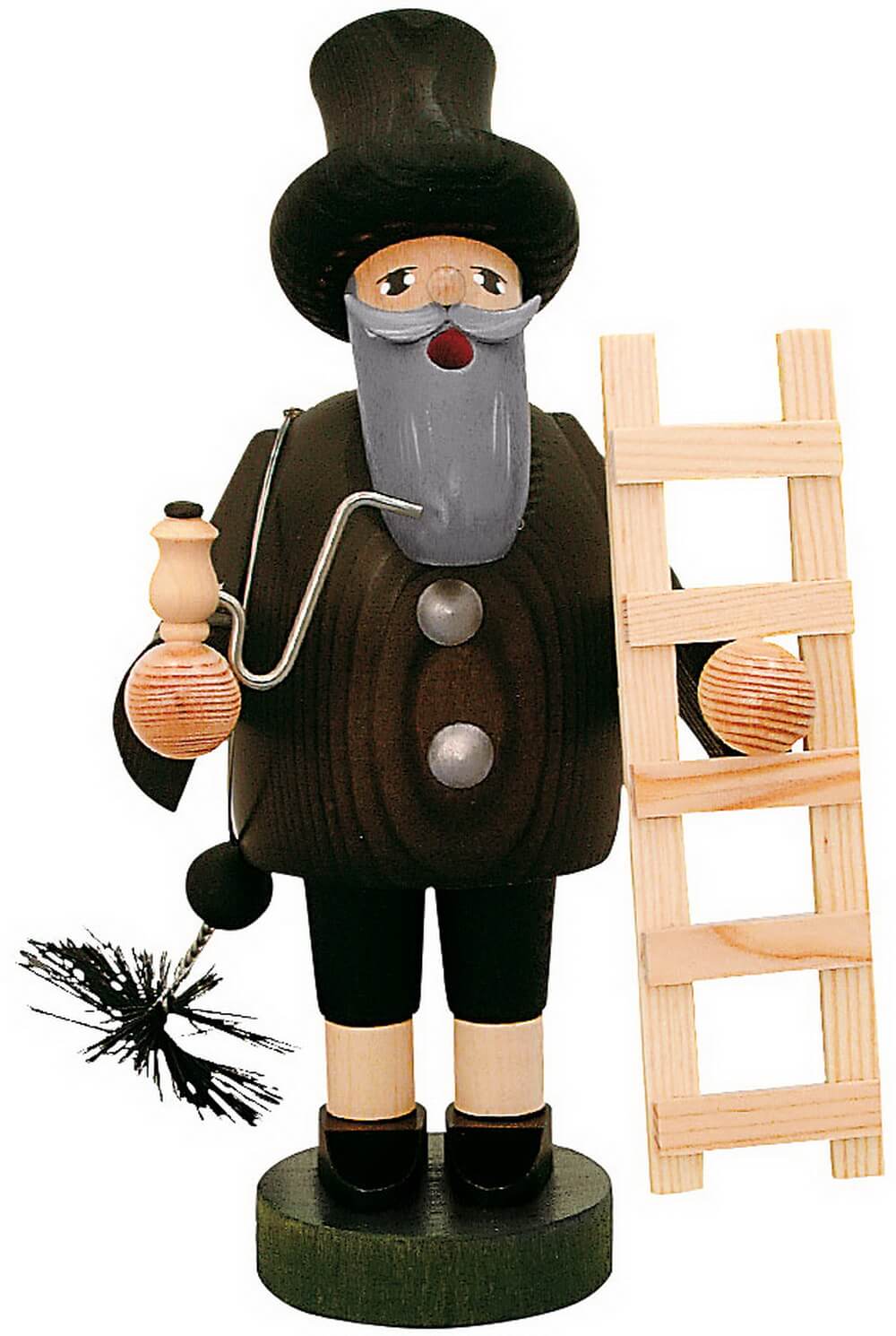 Smoking man chimney sweep, 18 cm by KWO