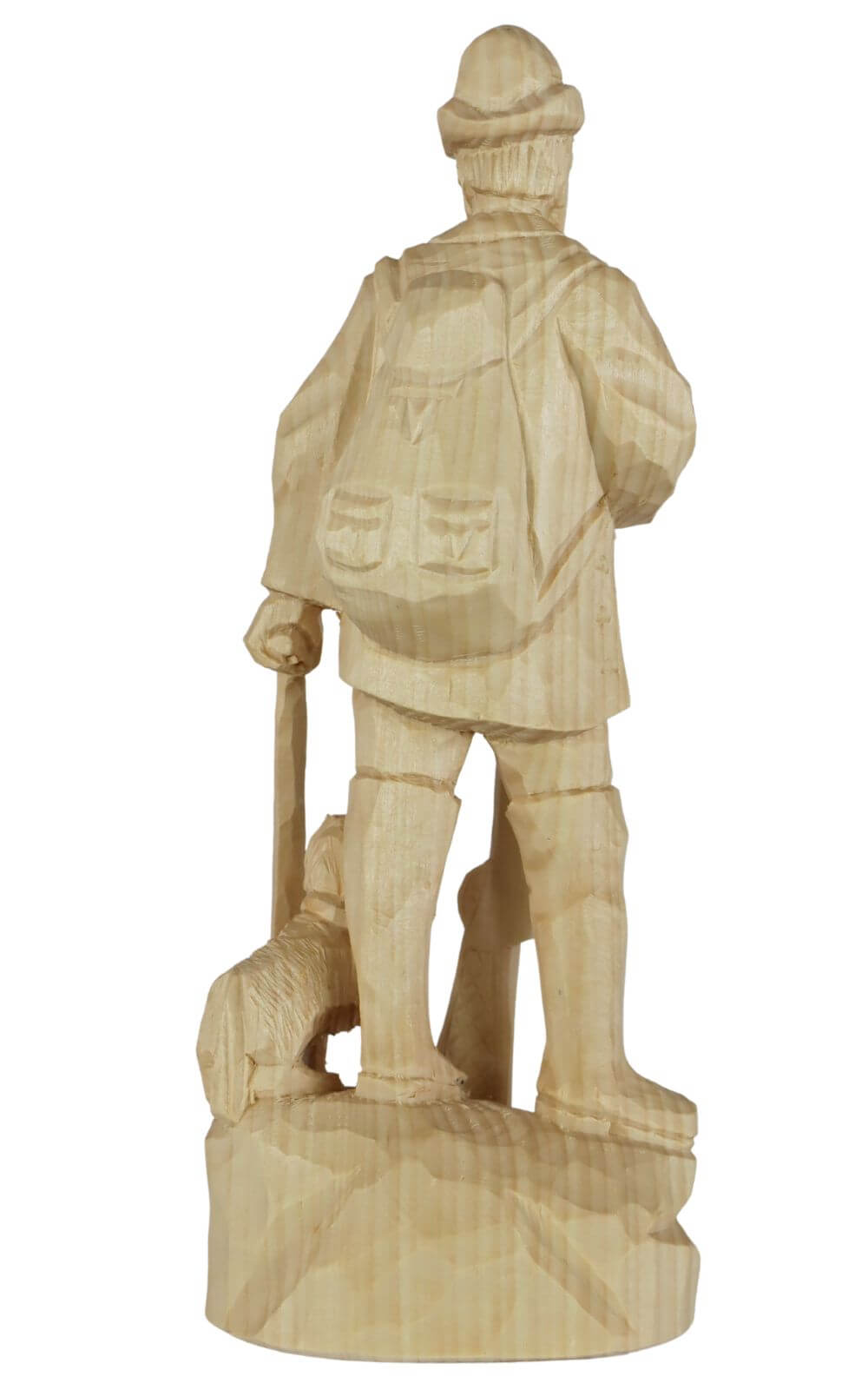 Stülpner Karl with dog, 20 cm, natural by Schnitzkunst aus dem Erzgebirge_2