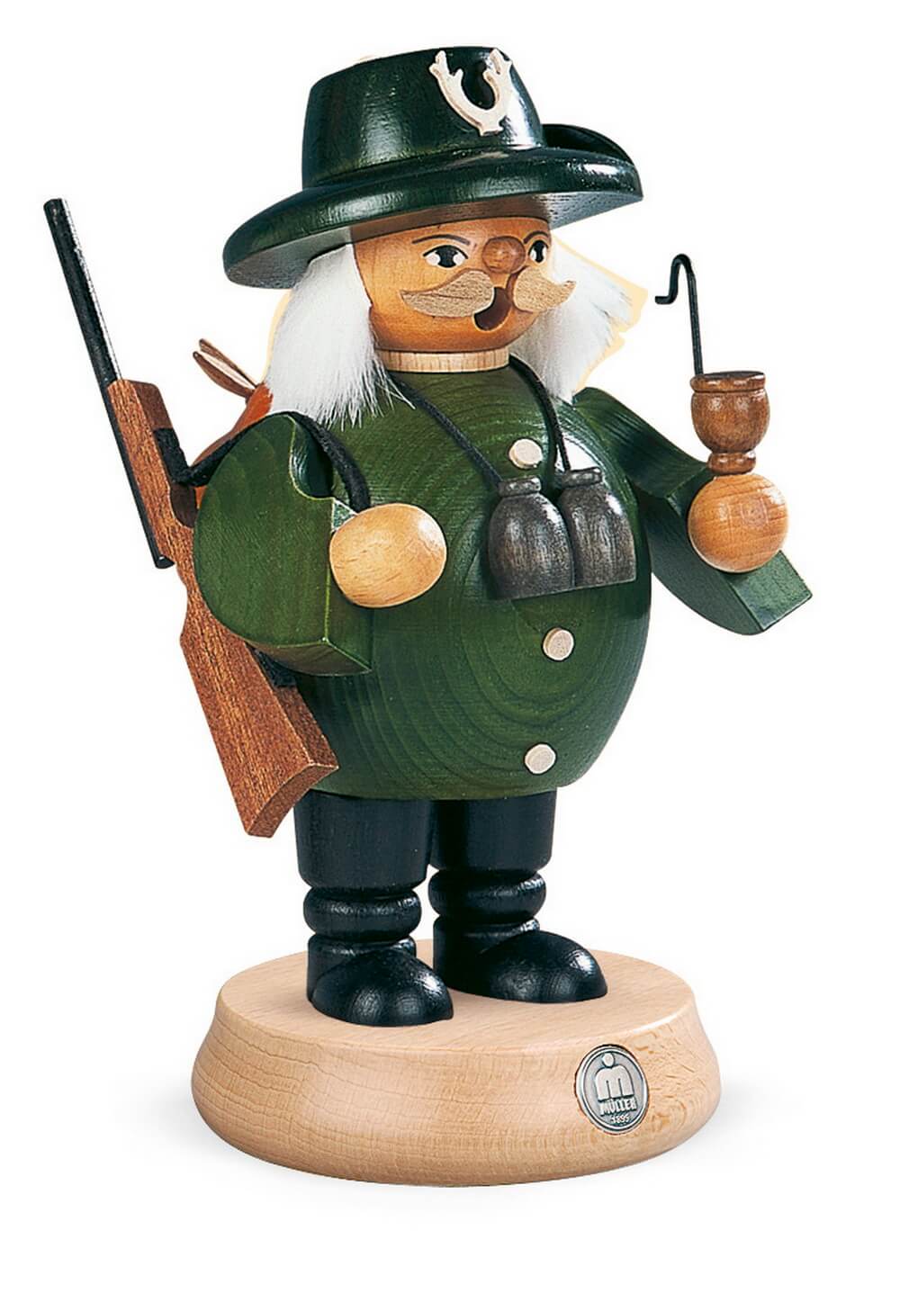 Smoking man forester by Müller Kleinkunst