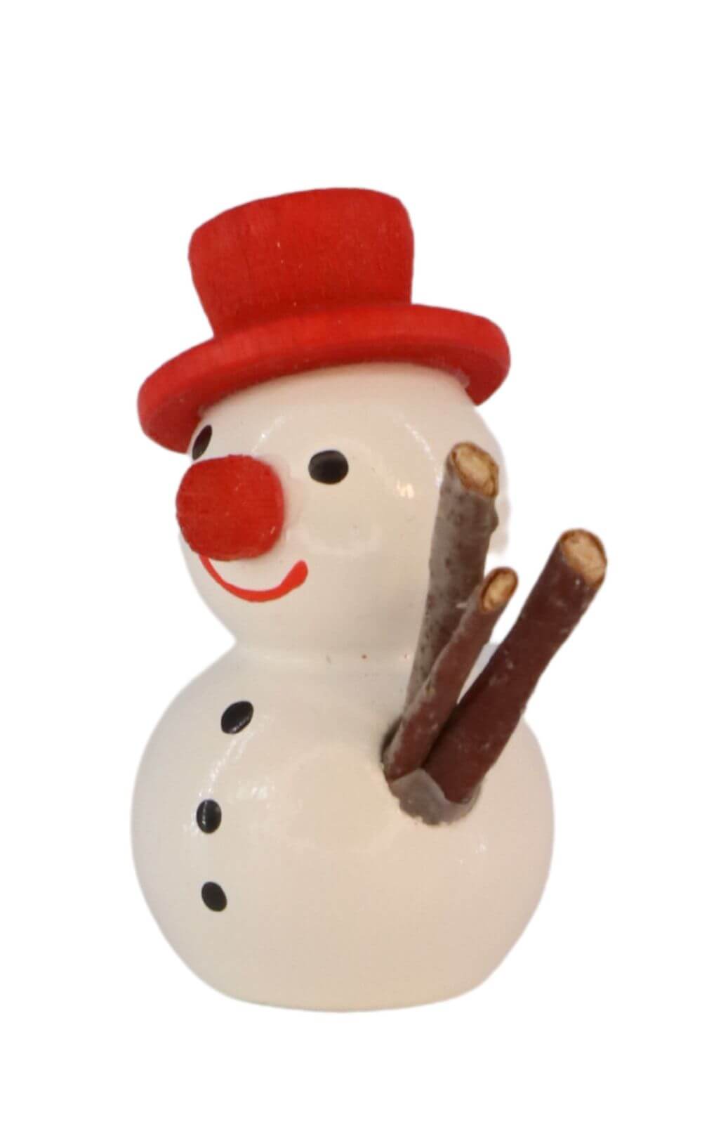 Schneemann mit rotem Hut, 3 cm von SEIFFEN.COM_2