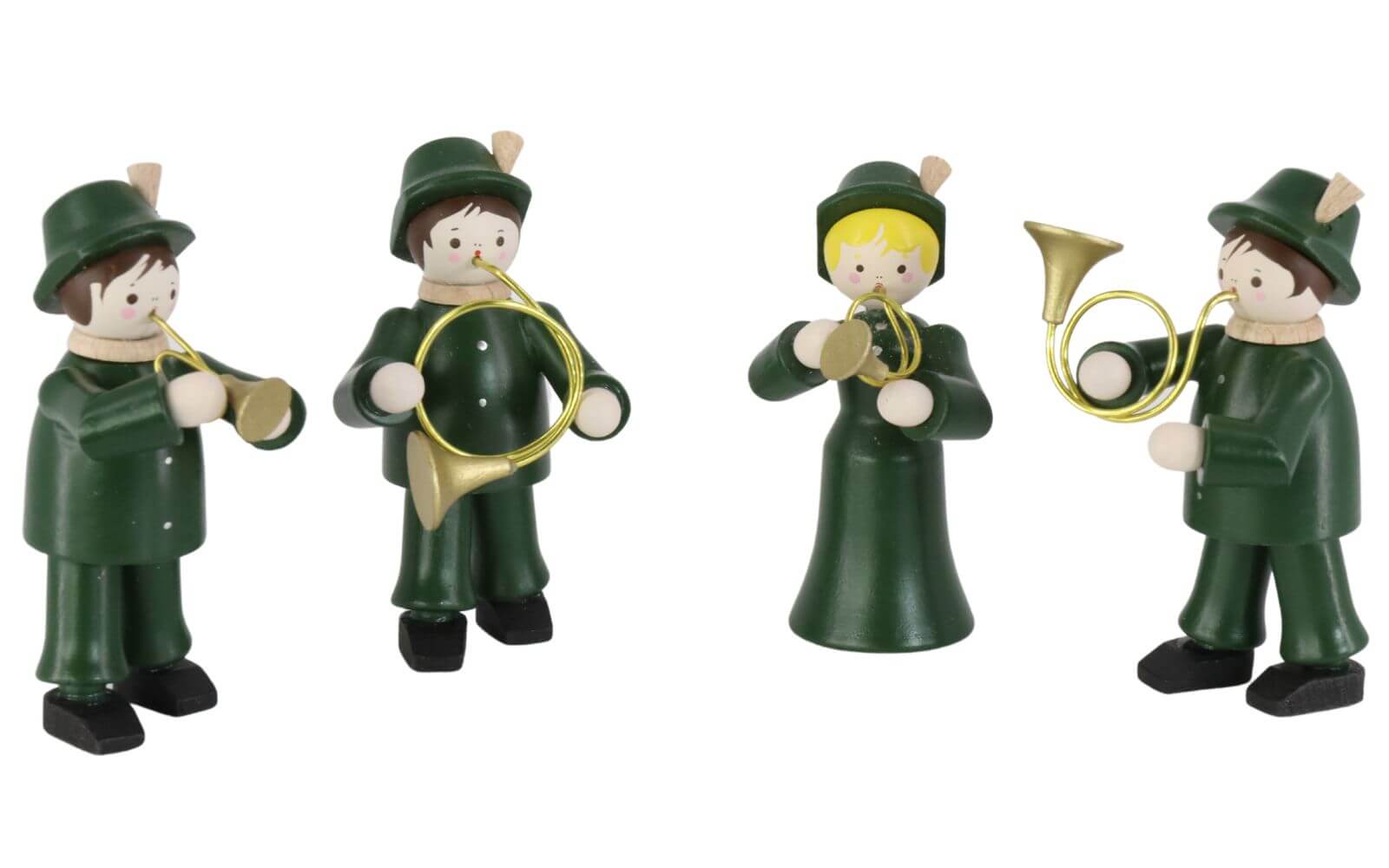 Miniature hunter quartet, colored by Romy Thiel