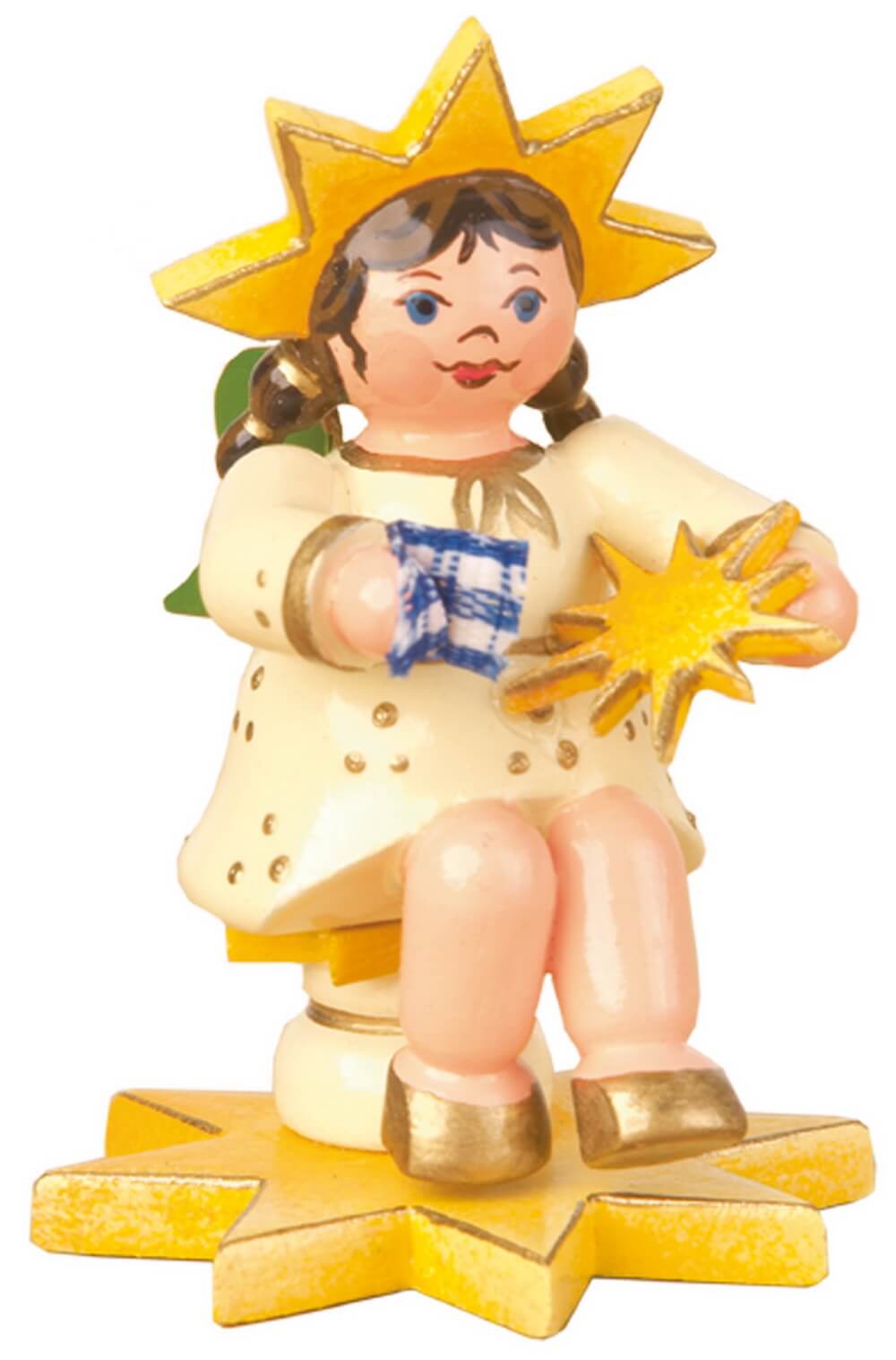 Miniature star child star cleaner by Hubrig Volkskunst
