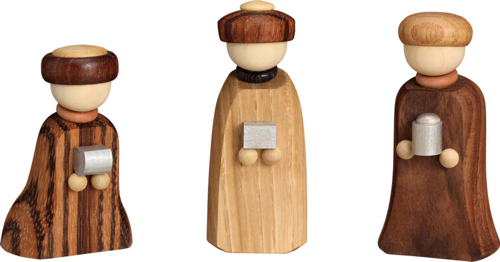 Holy 3 Kings, precious wood version by Seiffener Volkskunst eG