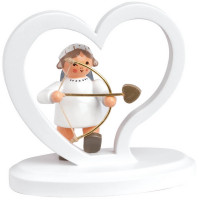 Weihnachtsengel Amor mit Herz, 7 cm von KWO